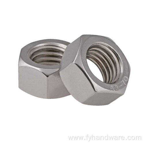 DIN 934 stainless steel A2-70 Hexagon Nuts